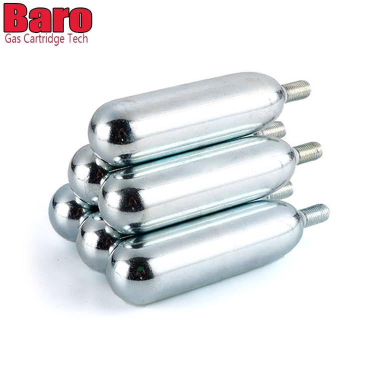 ট্রাক টায়ার স্ফীতি জন্য 38g CO2 থ্রেড কার্তুজ